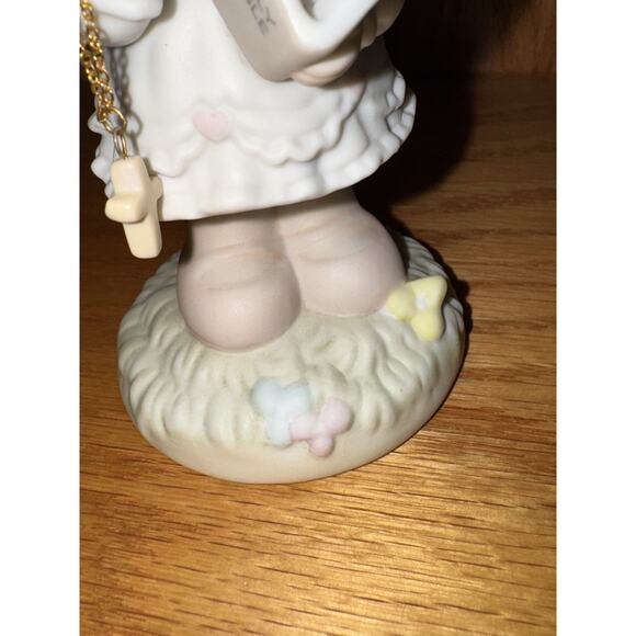 1989 Precious Moments "This Day Made In Heaven" 523496 Confirmation Girl - Picture 4 of 8